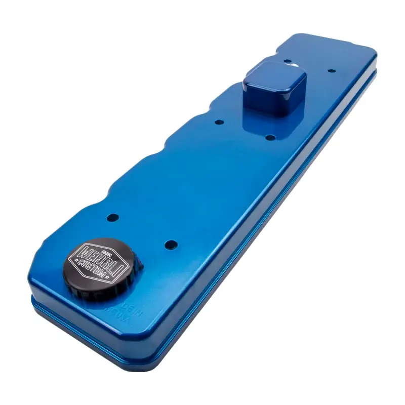 Budget Wehrli 06-18 Cummins WCFab X D&J Precision Billet Valve Cover - Brizzle Blue