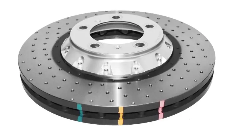 DBA 2008 Porsche Cayenne (368mm Front Rotor) Front 5000 Series Cross Drilled Rotor w/Silver Hat No Minimum Order