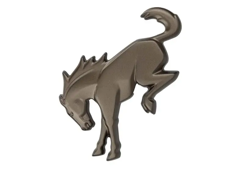 Free Shipping Ford Racing 2021+ Bronco Rear Emblem Overlay - Bronze