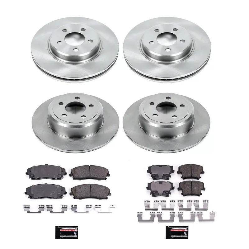PowerStop OE Replacement Brake Rotor and Pad Kit; Front and Rear Shop Now