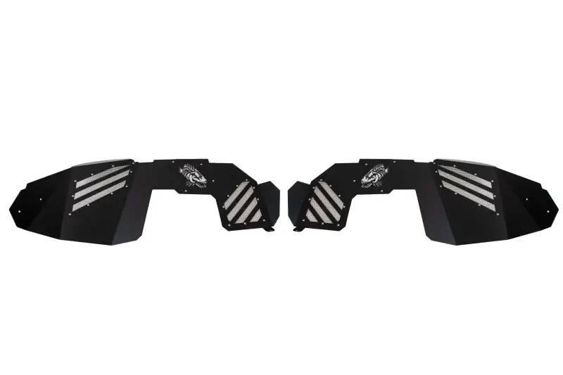 Fishbone Offroad 2018+ Jeep Wrangler/Gladiator - Black Powdercoat Front Inner Fenders Fresh Stock