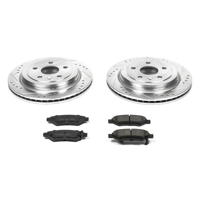 Free Delivery PowerStop Z23 Evolution Sport Brake Rotor and Pad Kit; Rear