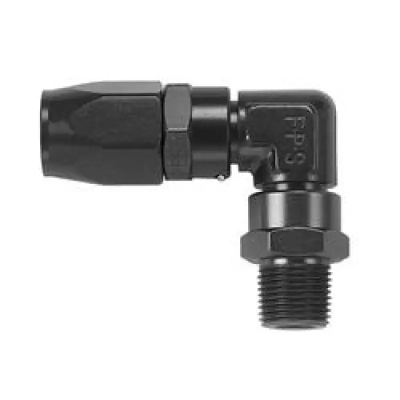 Buy Direct Fragola -10AN x 90 Degree x 7/8-14 (10) Hose End - Black