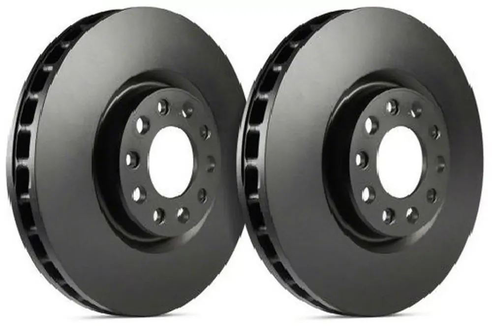 SP Performance Premium Rotors with Black ZRC Coating; Front Pair Limited Edition