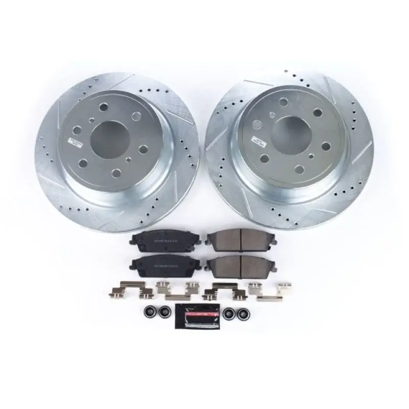 Power Stop 07-14 Cadillac Escalade Rear Z23 Evolution Sport Brake Kit — PMD Premier Motoring Development Big Sale