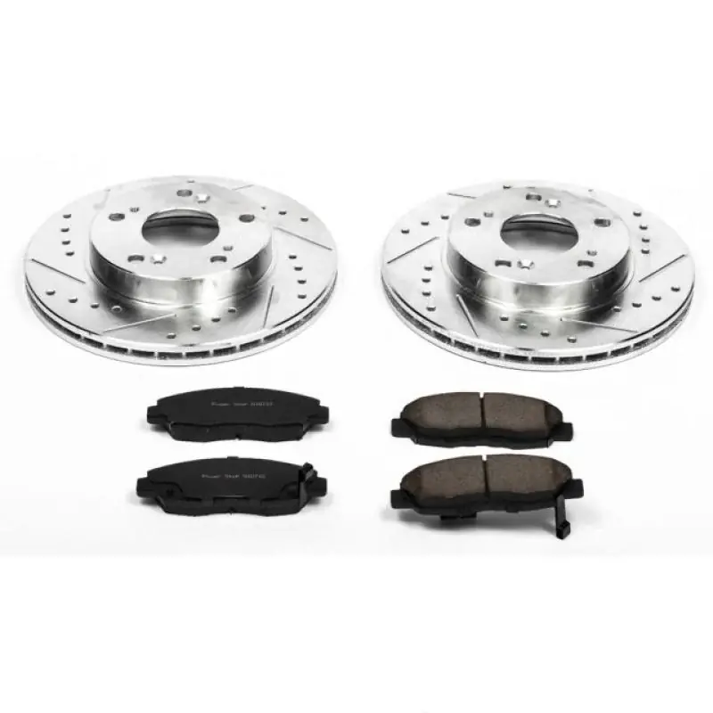 High Quality Power Stop 06-11 Honda Civic Front Z23 Evolution Sport Brake Kit — PMD Premier Motoring Development