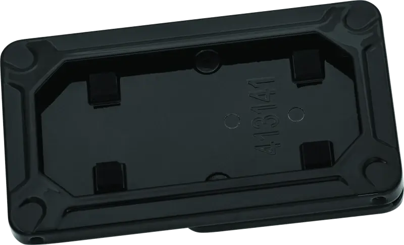 Kuryakyn Nova Side Mount License Plate Frame Gloss Black Today Only