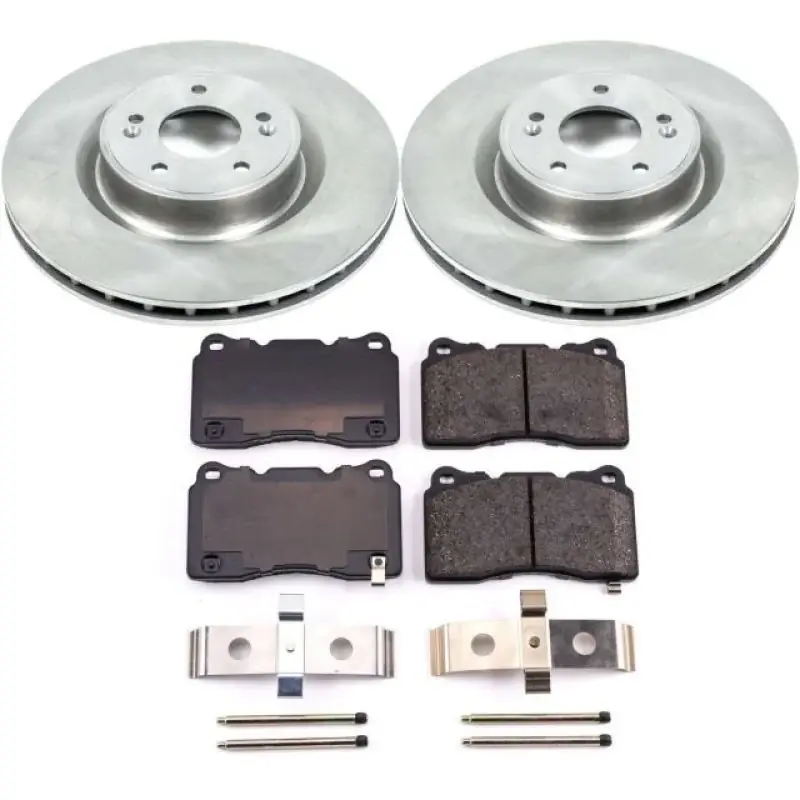 Power Stop 10-16 Hyundai Genesis Coupe Front Autospecialty Brake Kit — PMD Premier Motoring Development Fan Favorite