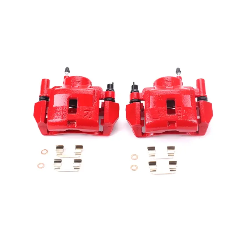 Sale Power Stop 00-02 Mazda 626 Front Red Calipers w/Brackets - Pair — PMD Premier Motoring Development