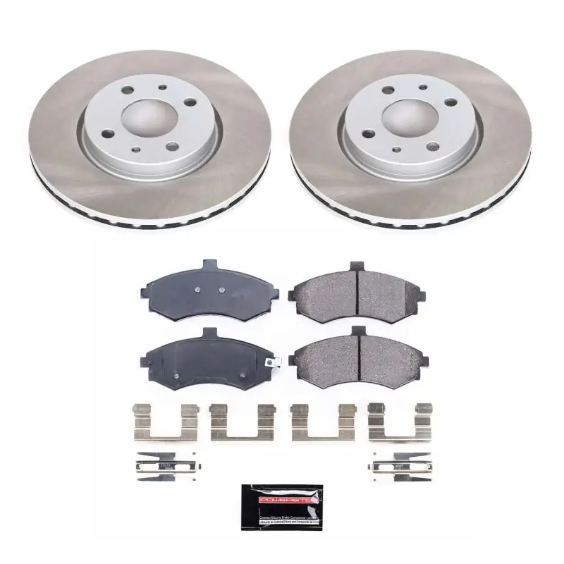 Power Stop 02-05 Hyundai Elantra Front Semi-Coated Rotor Kit — PMD Premier Motoring Development New Arrival