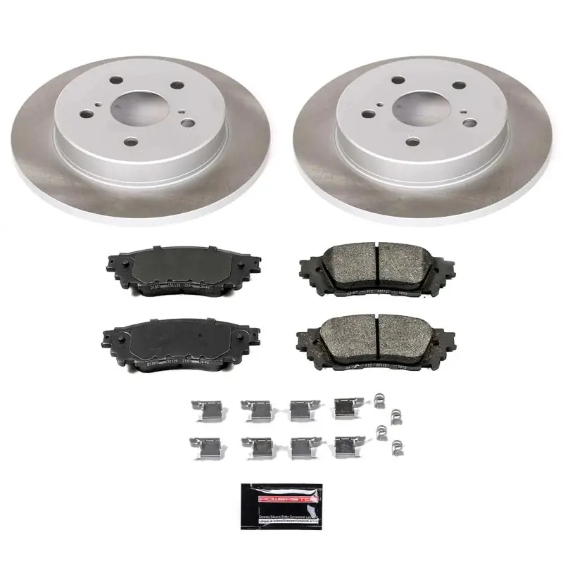 Power Stop 2018 Toyota C-HR Rear Semi-Coated Rotor Kit — PMD Premier Motoring Development Sale