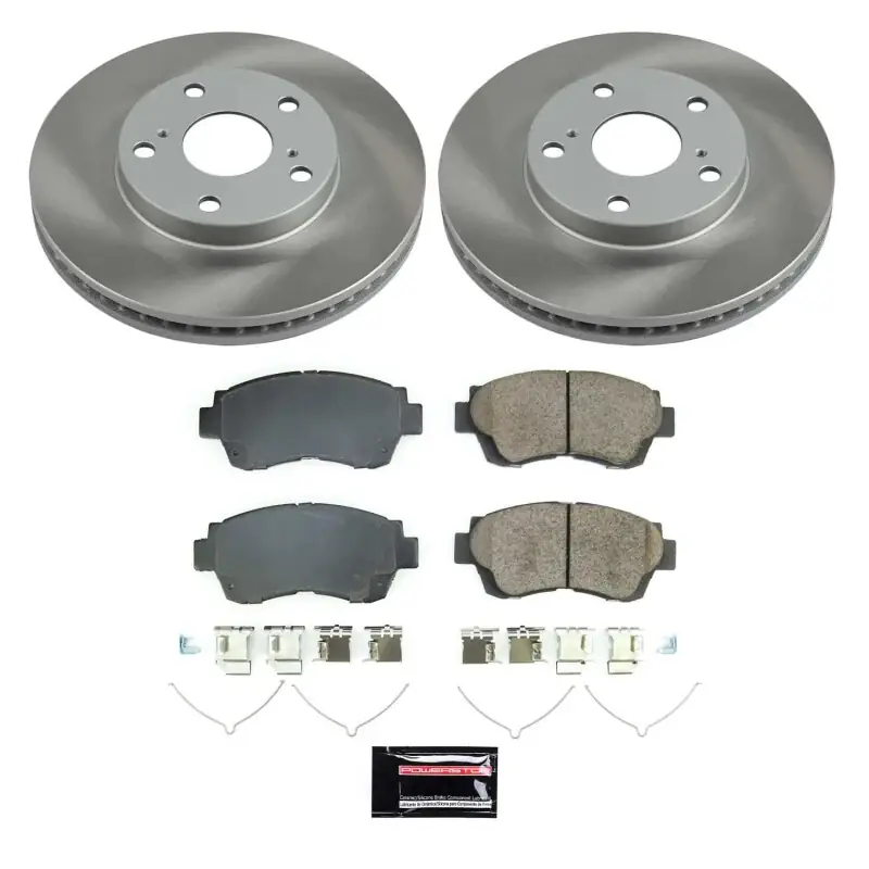 Weekend Sale Power Stop 98-03 Toyota Sienna Front Semi-Coated Rotor Kit — PMD Premier Motoring Development