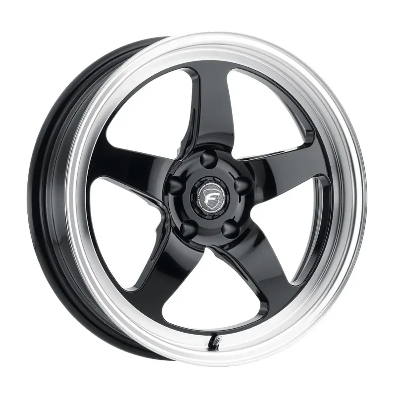 Forgestar D5 Drag 17x5.0 / 5x114.3 BP / ET-21 / 2.125in BS Gloss Black Wheel Must Have