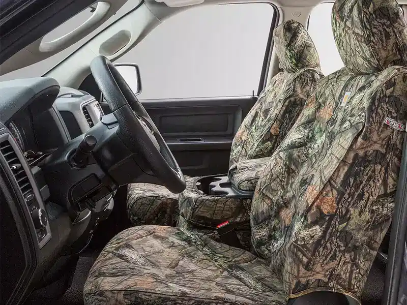 Cheap Covercraft Carhartt Mossy Oak Camo Seat Covers SSC2517CAMB | RealTruck