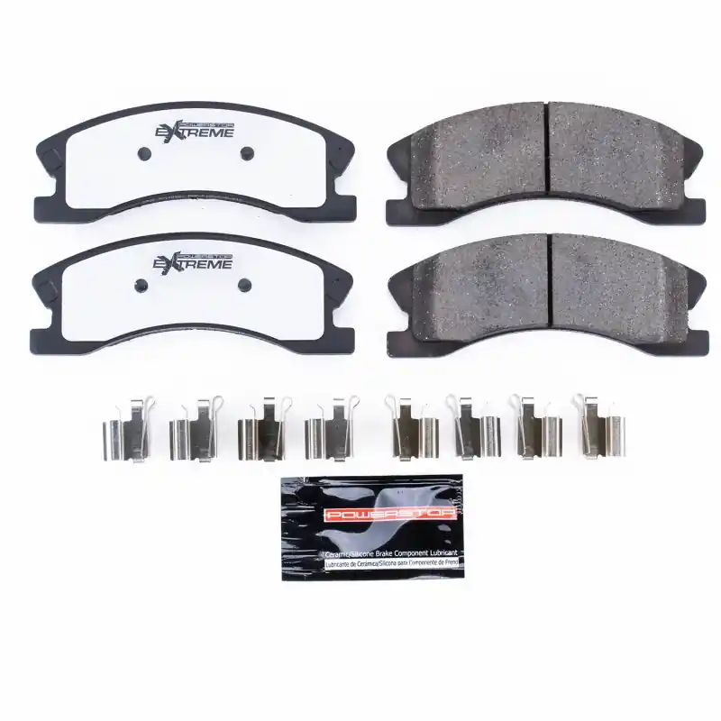 Power Stop 99-04 Jeep Grand Cherokee Front Z26 Extreme Street Brake Pa — PMD Premier Motoring Development Top Rated
