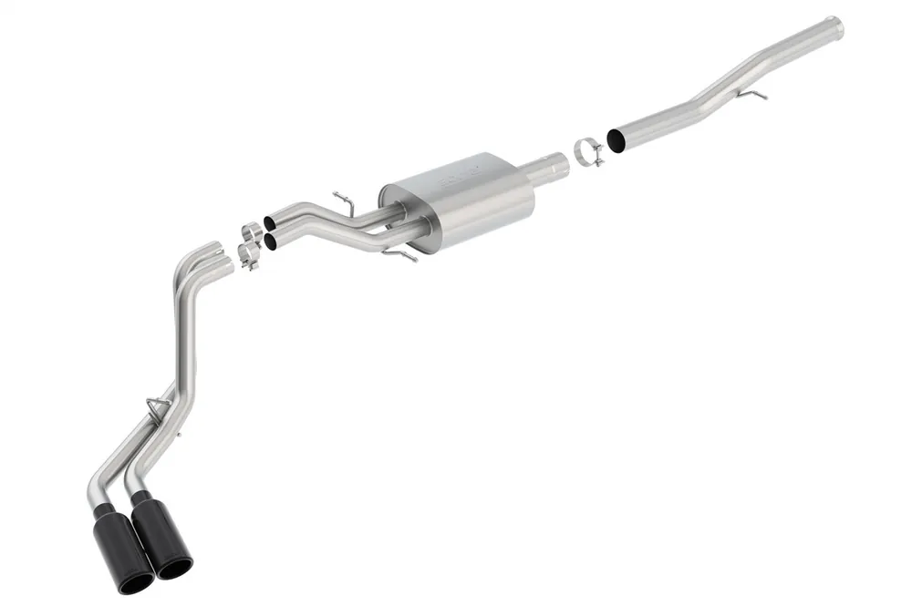 Borla 14-18 Chevrolet Silverado 1500/ GMC Sierra 1500 Cat-Back Exhaust System S-Type Side - 140576BC Luxury