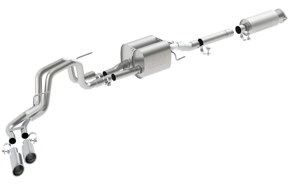 Don’t Miss Out Borla 10-14 Ford F-150 SVT Raptor/ F-150 Harley Davidson Cat-Back Exhaust System Touring Dual Rear - 140404