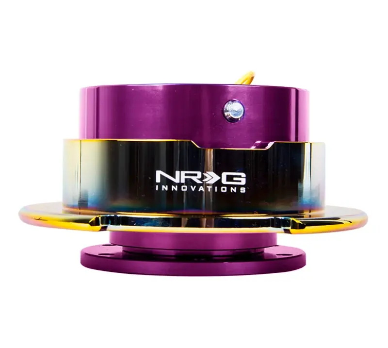 Clearance NRG Quick Release Gen 2.5 - Purple Body / Neochrome Ring — PMD Premier Motoring Development