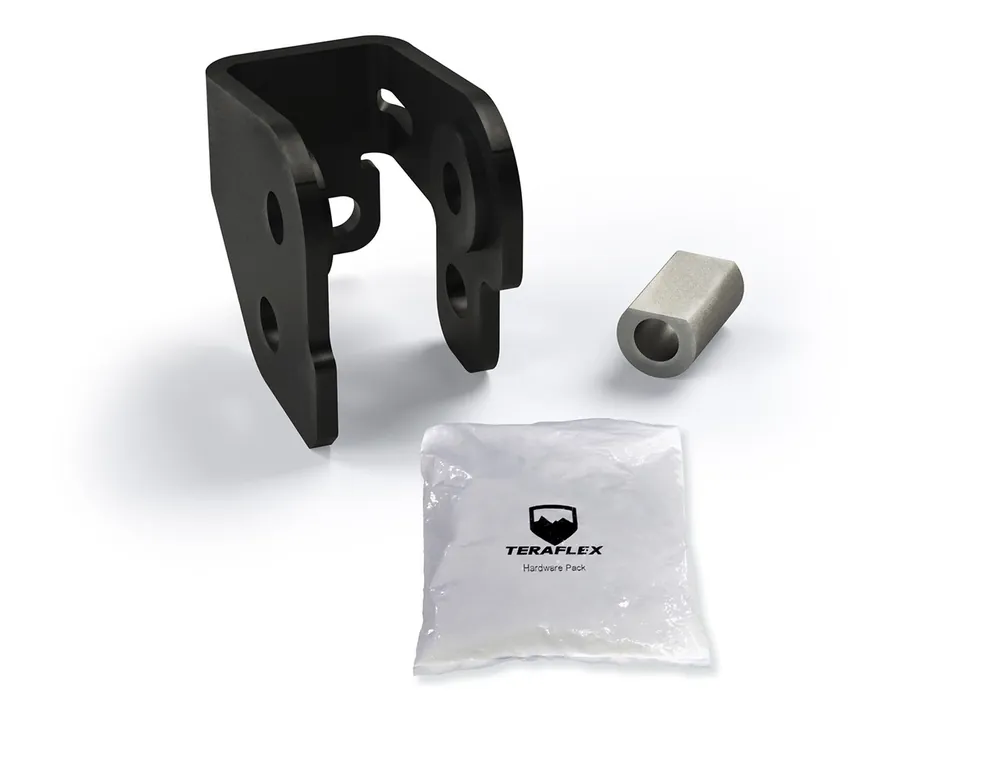 TeraFlex Jeep JL/JLU Front Track Bar Axle Bracket Kit 4.5 in. Lift - 1953500 Latest