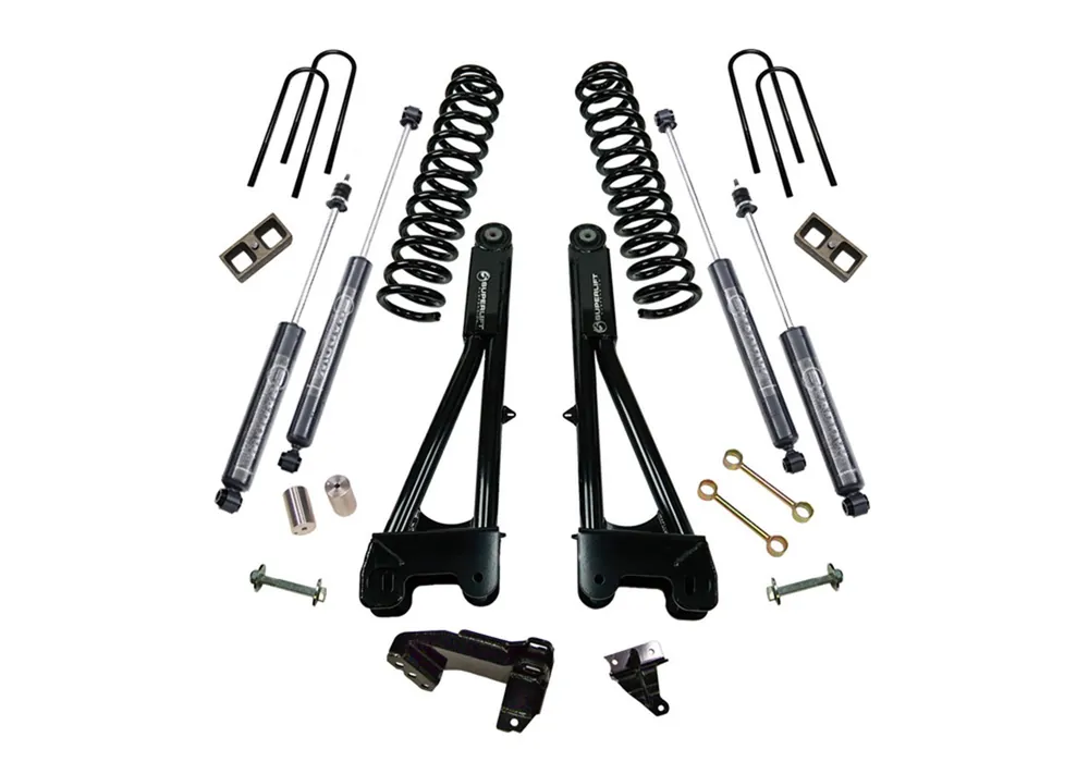 SuperLift 4in. Lift Kit-08-10 F250/F350 4WD-Dsl w/Replacement Radius Arms w/Bil Shocks - K981B Latest