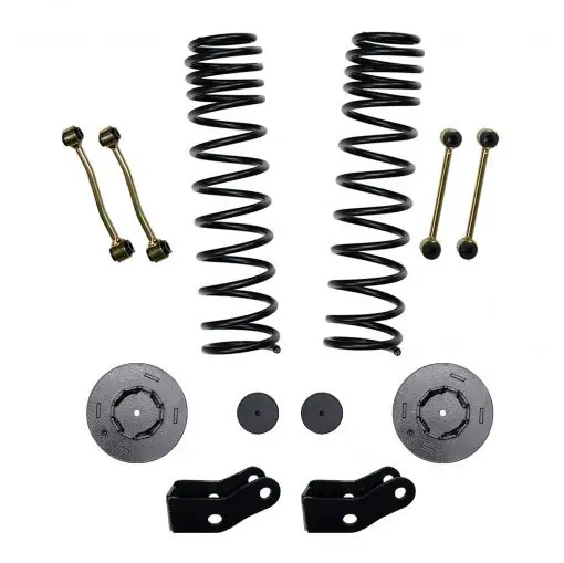 While Supplies Last SkyJacker 2020-2022 Jeep Gladiator JT Rubicon 2.5 Inch Front Dual Rate Long Travel Coil Spring Lift Kit with Rear Metal Coil Spring Spacers and Shock Extensions - G250RPELT
