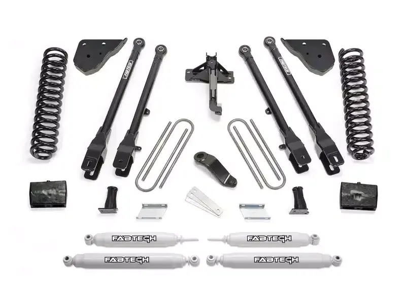 Crafted Fabtech 6" 4-Link Lift Kit K2431 | RealTruck