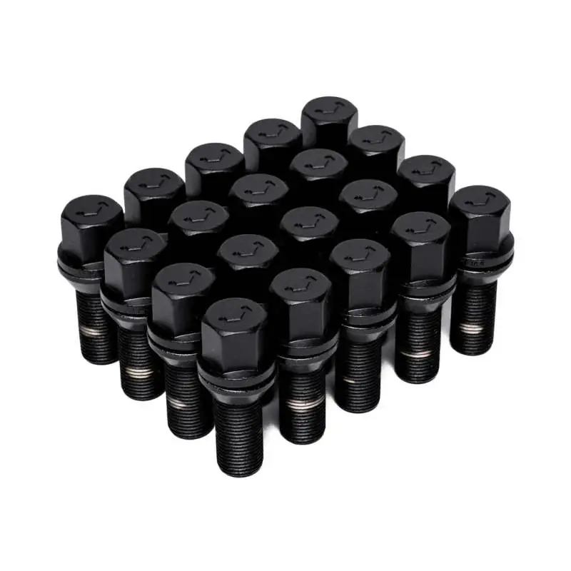 Vossen Lug Bolt - 14x1.5 -35mm - 17mm Hex - Cone Seat - Black (Set of— PMD Premier Motoring Development Premium