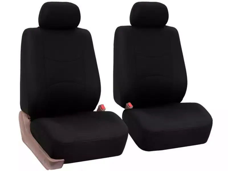 FH Group Flat Cloth Seat Covers FB050102BLACK-RT | RealTruck Authentic