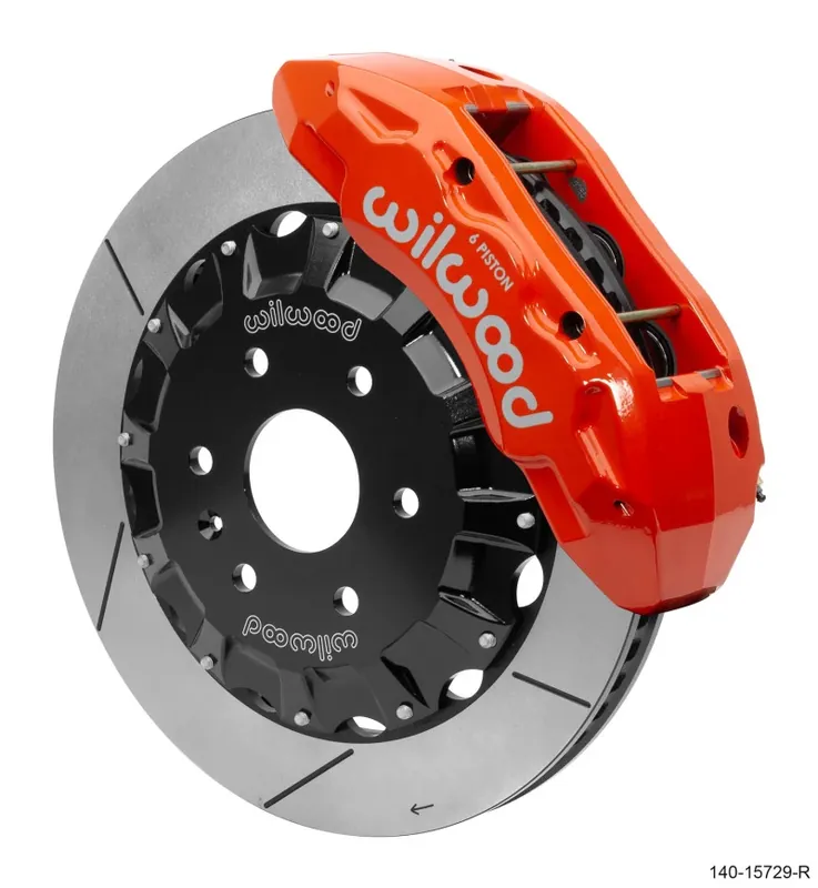 One Day Deal Wilwood TX6R Big Brake Truck Front Brake Kit 16in Rotor Red w/ Lines 1 — PMD Premier Motoring Development