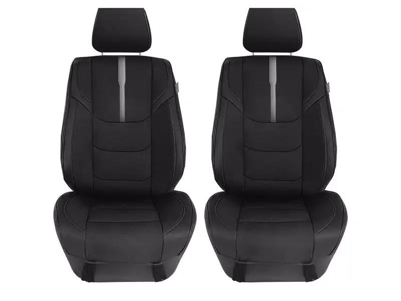 FH Group Ultra Sleek Seat Covers FB215102GRAYBLACK-RT | RealTruck Buy Online
