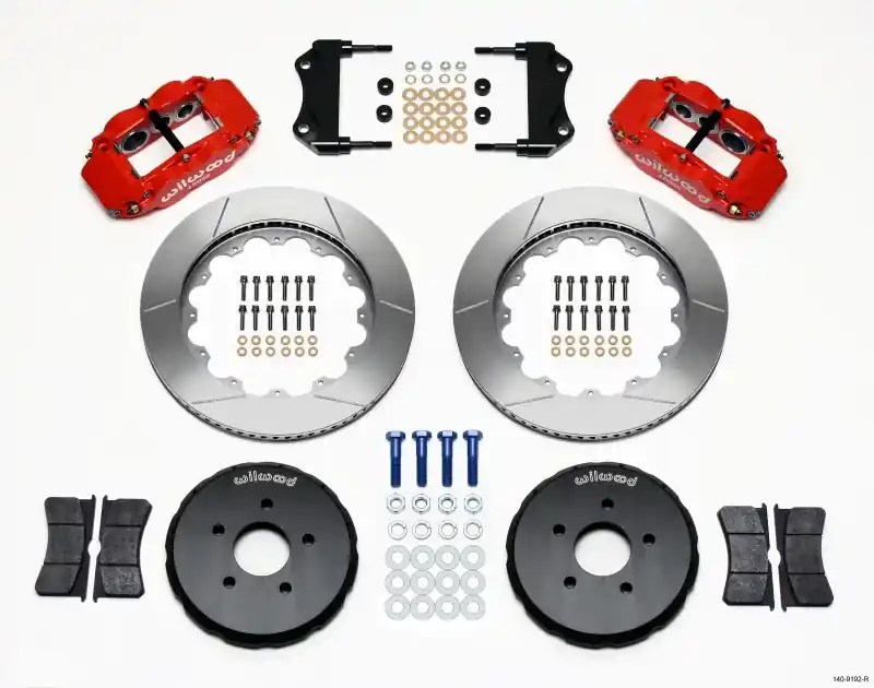 Wilwood Narrow Superlite 6R Front Hat Kit 14.00in Red Nissan 350Z/Fiti — PMD Premier Motoring Development Best Price