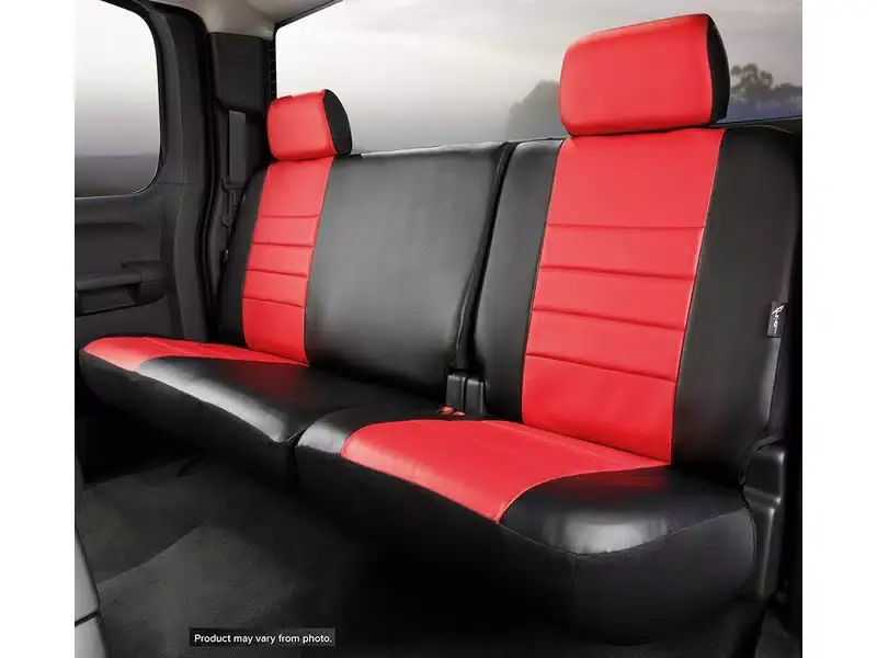 Fia Leather Lite Custom Seat Covers SL62-74 RED | RealTruck Super Sale