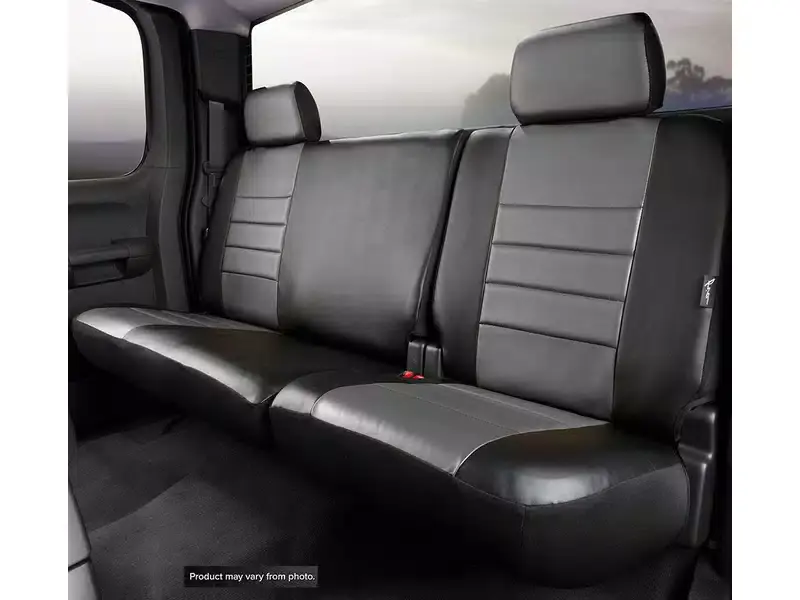 Final Sale Fia Leather Lite Custom Seat Covers SL62-92 GRAY | RealTruck