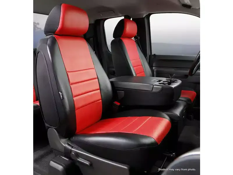 Holiday Sale Fia Leather Lite Custom Seat Covers SL69-33 RED | RealTruck