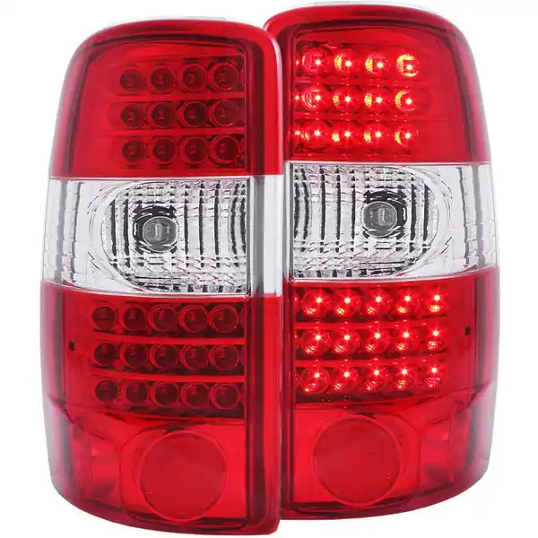 Price Cut ANZO 2000-2006 Chevrolet Suburban LED Taillights Red/Clear G2