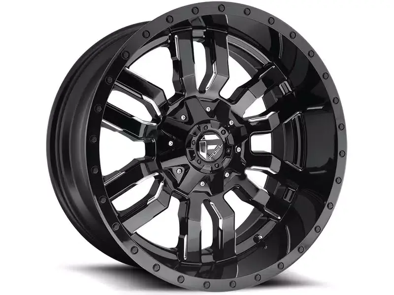 Fuel Milled Gloss Black Sledge Wheel D59524209847 | RealTruck Limited Time