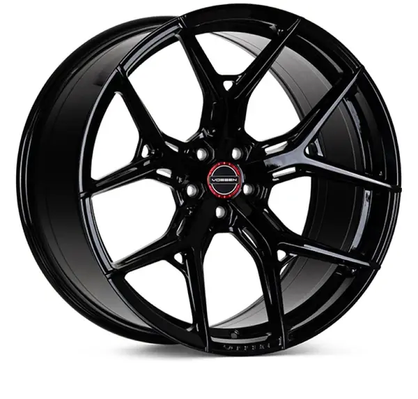 Vossen HF-5 19x9.5 / 5x112 / ET45 / Deep Face / 66.5 - Gloss Black Wheel Budget