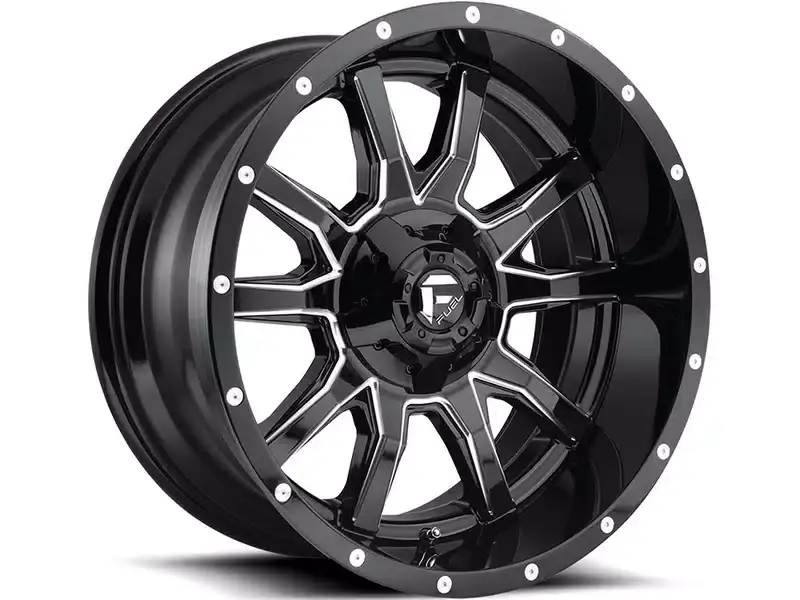 Genuine Fuel Milled Gloss Black Vandal Wheel D62720907050US | RealTruck