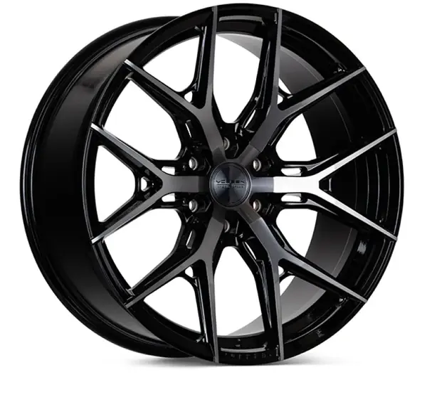 Best Price Vossen HF6-4 24x10 / 6x135 / ET25 / Deep Face / 87.1 - Tinted Gloss Black Wheel