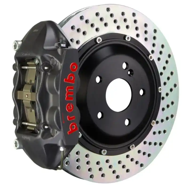 Brembo 06-08 Z4 M-Coupe/Roadster Rear GTS BBK 4 Piston Cast 345x28 2pc — PMD Premier Motoring Development Best Price