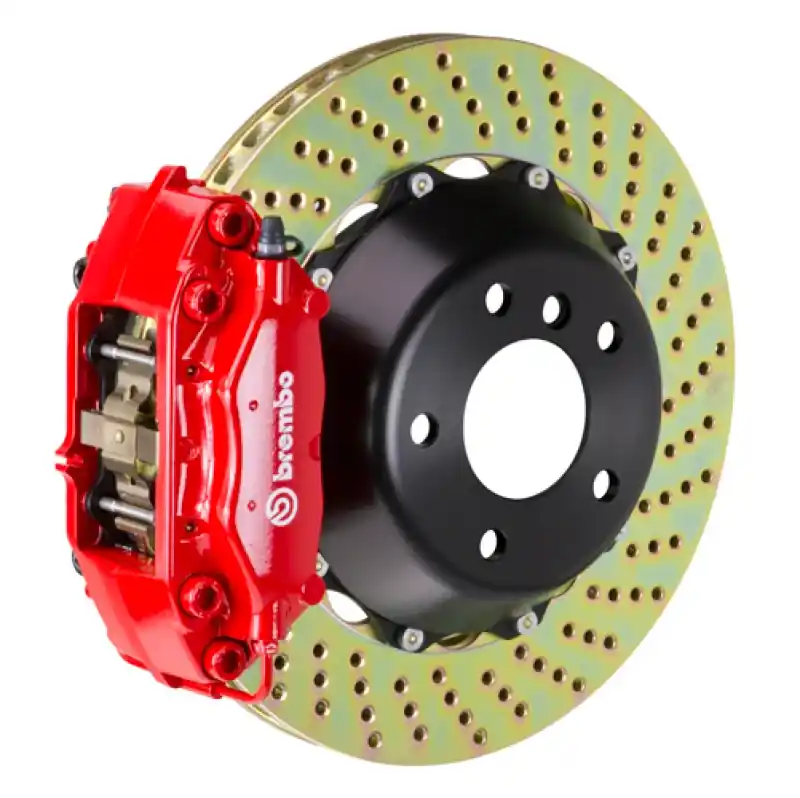 Fast Shipping Brembo 08-09 CLK63 AMG Black Series (W209) Rear GT BBK 4 Piston Cast 3 — PMD Premier Motoring Development