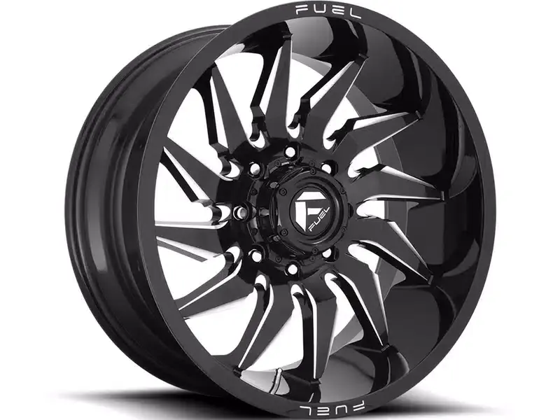 Certified Fuel Milled Gloss Black Saber Wheel D74420008947 | RealTruck