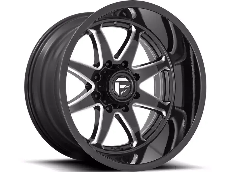 Fuel Milled Gloss Black Hammer Wheel D74920907550 | RealTruck Holiday Sale
