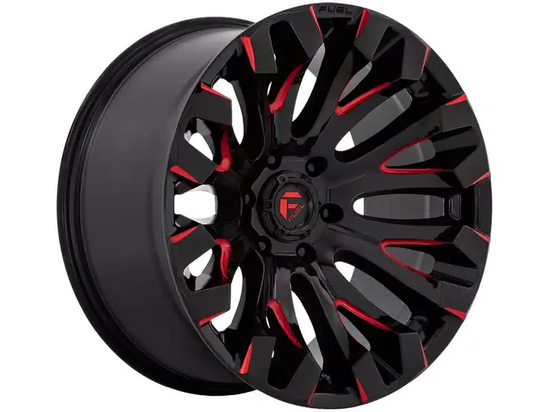 Fuel Black & Red Quake Wheel D82920908250 | RealTruck Seasonal Sale