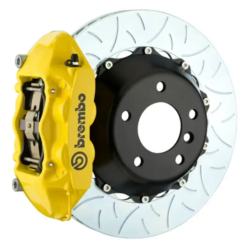 Brembo 11-18 Cayenne/S/GTS Rear GT BBK 4 Piston Cast 380x28 2pc Rotor— PMD Premier Motoring Development In Demand