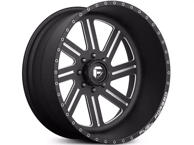 Fuel Forged Machined Black FF07 Wheel DE0722007245R | RealTruck Genuine