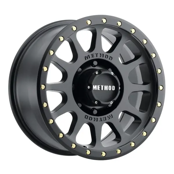 Order Now Method MR305 NV 20x10 -18mm Offset 8x180 130.81mm CB Matte Black Wheel
