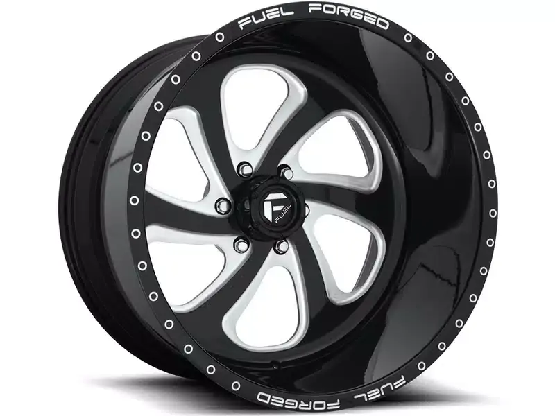 Fresh Stock Fuel Forged Machined Black FF12 Wheel DE1222207245R | RealTruck