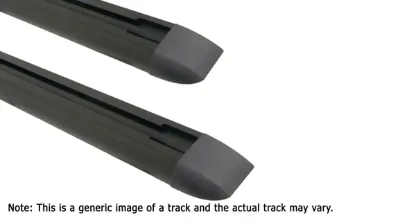Free Returns Rhino-Rack RTC Tracks w/Hardware & End Caps - 63in - Pair