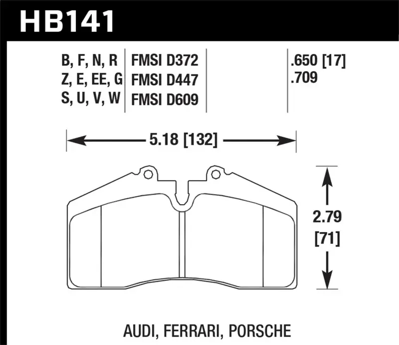 Hawk Audi/Porsche Rear AND ST-40 HPS Street Brake Pads — PMD Premier Motoring Development Holiday Sale